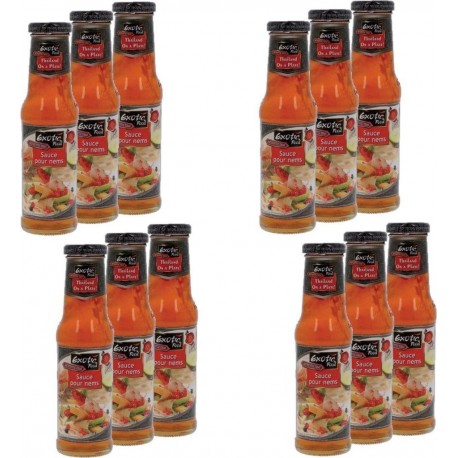 NC Sauce Pour Nems Exotic Food les 12 unités de 0.25L