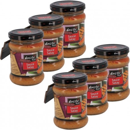 NC Sauce Satay Exotic Food les 6 unités de 0.2Kg