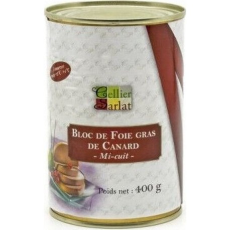 Canard Bloc De Foie Gras De Mi-cuit 400g