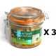 Canard Lot 3x Foie Gras De Entier Du Sud Ouest Igp La Ferme Du Puntoun Bocal 300g les 3 bocaux de 0.3Kg