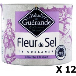 NC Lot 12x Fleur De Sel De Guérande Le Paludier De Guérande Boîte 125g les 12 boîtes de 0.12Kg