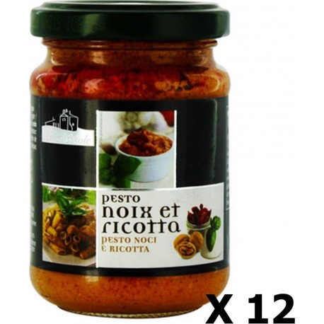 NC Lot 12x Pesto Noix Et Ricotta Antico Casale Pot 130g les 12 unités de 0.13Kg