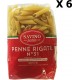 NC Lot 6x Pâtes Penne Rigate N°31 Savino Pasta Paquet 500g les 6 unités de 0.5Kg