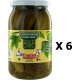 NC Lot 6x Cornichons Aigres Doux Ogorki Bocal 490g les 6 bocaux de 0.49Kg