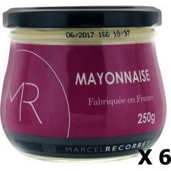 NC Lot 6x Mayonnaise À La Moutarde De Dijon Mr Pot 250g les 6 unités de 0.25Kg