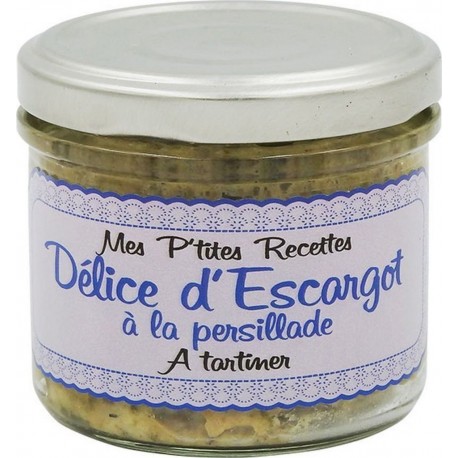 Délice D'ecargot À La Persillade France Mes P'tites Recettes Pot 100g l'unité de 0.1Kg