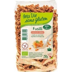 NC Fusilli Lentilles Corail 250g Ma Vie Sans Gluten