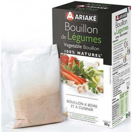 NC Bouillon De Légumes Ariaké Boîte De 5 Sachets De 33cl