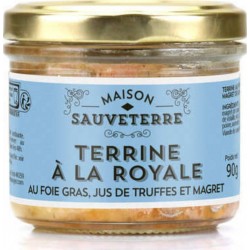 Terrine À La Royale Au Foie Gras, Jus De Truffe Et Magret Pot De 90g