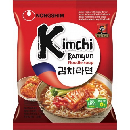 NC Nouilles Instantanées Saveur Kimchi Marque 120g/sachet 6 Sachets les 6 sacs de 720g