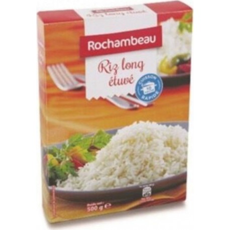 Riz Long Blanc Étuvé 10 Min 500g/sachet 14 Sachets les 14 sacs de 7000g