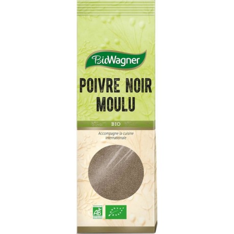 NC Poivre Noir Moulu Bio Sachet l'unité de 70g