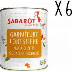 Sabarot Lot X6 Garniture Forestière Conserve 455g les 6 boîtes de 455g