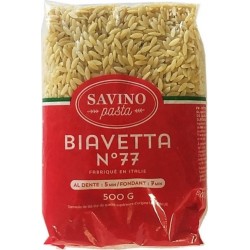 NC Pâtes Langue D'oiseau, Biavetta N°77 Savino Pasta l'unité de 0.5Kg