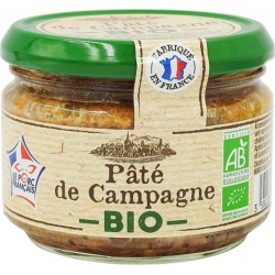 Pâté De Campagne Bio France Pot 180g l'unité de 0.18Kg