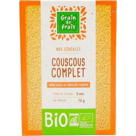 NC Couscous Complet Bio Grain De Frais l'unité de 0.5Kg