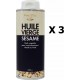 NC Lot 3x Huile Vierge De Sésame Georges Nivier Auvergne Bouteille 250ml les 3 bouteilles