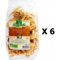 NC Lot 6x Pâtes Ruban Petit Épeautre Et Blé Bio Lazzaretti Paquet 250g les 6 unités de 0.25Kg