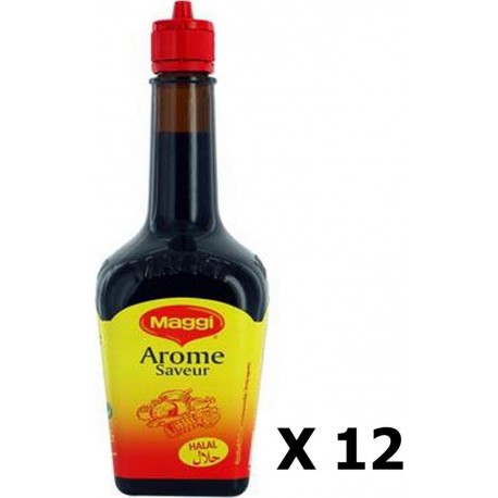 Maggi Lot 12x Arôme Saveur Halal Flacon 200ml les 12 unités de 0.2L