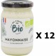 Lot 12x Mayonnaise Bio Ma Pincée De Bio Pot 185g les 12 unités de 0.19Kg