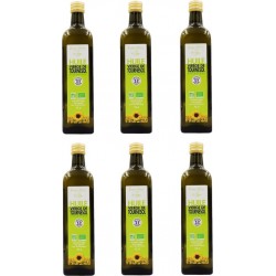 Lot 6x Huile Vierge De Tournesol Bio France Bouteille 75cl les 6 bouteilles