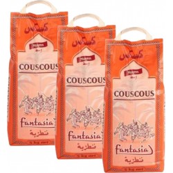 NC Lot 3x Couscous Moyen Fantasia Sac 5Kg les 3 unités de 5.0Kg