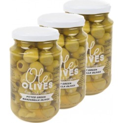 NC Olives Manzanilla Dénoyautées les 3 unités de 0.35Kg