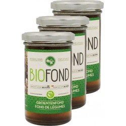 NC Fond De Sauce Légumes Bio Belfond les 3 bocaux de 0.24L