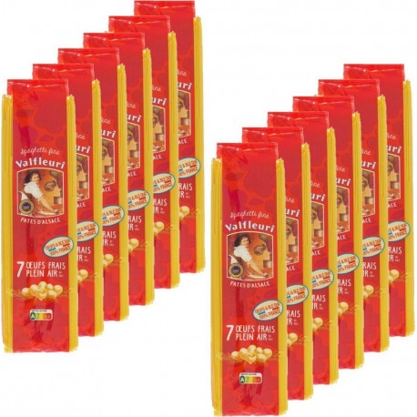 Valfleuri Pâtes Gamme Fines Et Savoureuses spaghetti les 12 unités de 0.25Kg