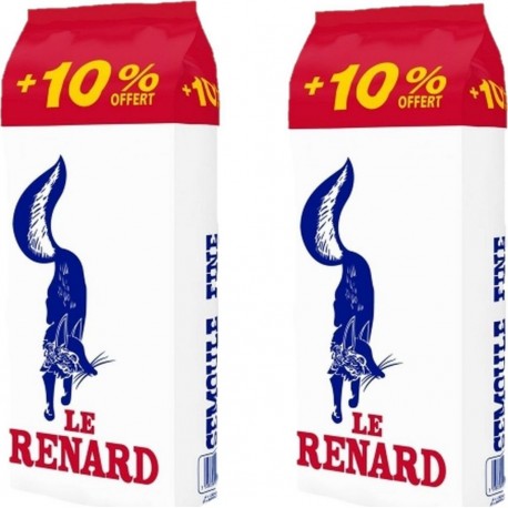 Le Renard Semoule Fine les 2 unités de 5.5Kg