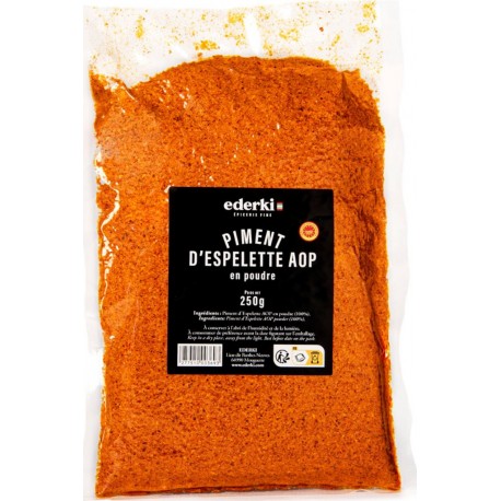 Aop Piment D'espelette En Poudre 250g 250g