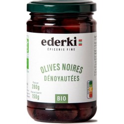 NC Olives Noires Dénoyautées Bio 280g