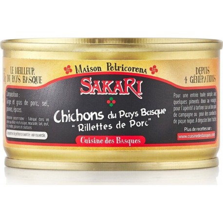 NC Chichons Du Pays Basque (rillettes De Porc) 130 G