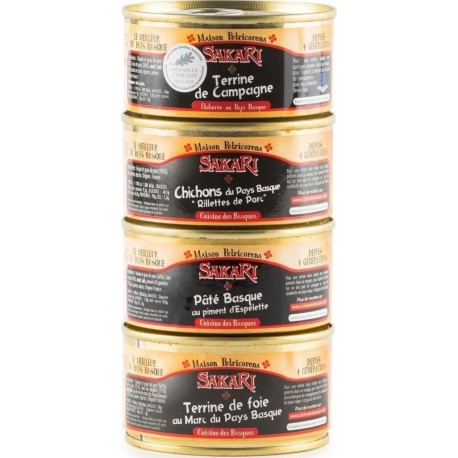 NC Une Farandole De 4 Terrines De Patés Basques Maison