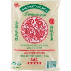 NC Riz Thai 2024 Parfumé Qualité Premium Gao Thom 5Kg/sac 0g