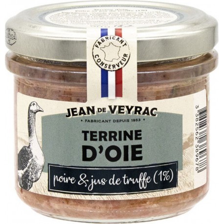 Terrine D'oie, Poire Et Jus De Truffe 90g la piéce de 90g