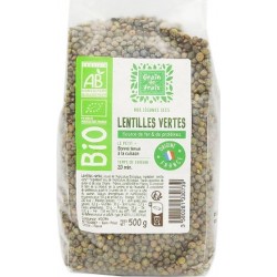 Lentille Verte Bio France Grain De Frais l'unité de 0.5Kg