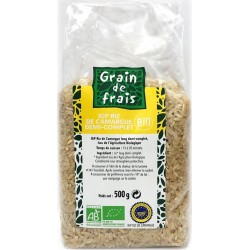 NC Riz De Camargue Igp Demi Complet Bio Grain De Frais Paquet 500g l'unité de 0.5Kg