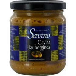 NC Caviar D'aubergines Les Saveurs De Savino Pot 180g l'unité de 0.18Kg