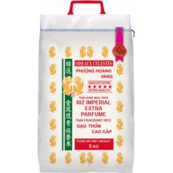 NC Riz Thai Impérial Extra Parfumé Qualité Premium 5Kg/sac 25Kg (5x5Kg) les 5 sacs de 625000g