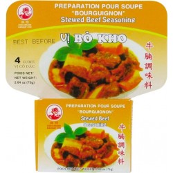 NC Assaisonnement Pour Boeuf Bourguignon Mijoté Bo Kho 75g 10 Boîtes les 10 boîtes de 0g