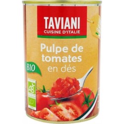 NC Pulpe De Tomates En Dés Bio Taviani 0.4Kg