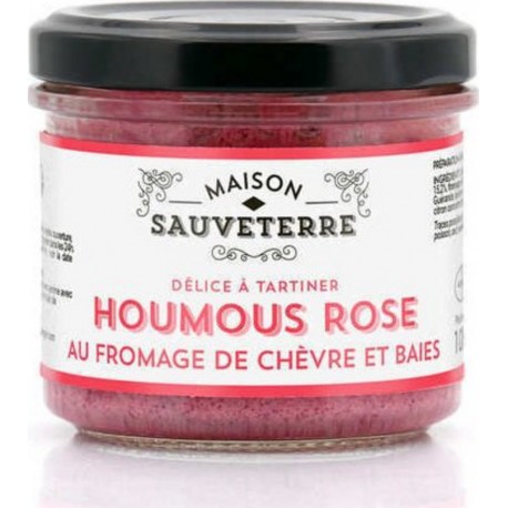 NC Houmous Rose Au Fromage De Chèvre Et Baies Pot De 100g