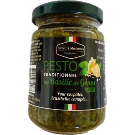 Aop Pesto Traditionnel Au Basilic De Gènes 130g