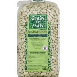 Flageolet Vert France Grain De Frais Paquet 500g l'unité de 0.5Kg