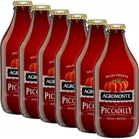 NC Sauce De Tomate Piccadilly Pour Pâtes Prête À L'emploi 330 Gr X 6