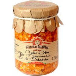 NC Condiment Avec Ail, Huile Et Piment Rouge De Calabre 130 Gr