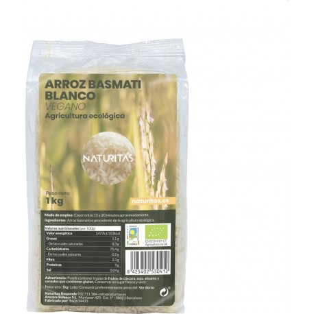 Naturitas Riz Blanc Basmati Bio 1Kg