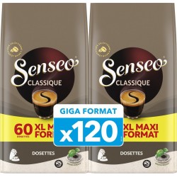 SENSEO Café dosettes Compatibles Senseo classique lot de 2 paquets de 60 dosettes