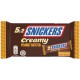 SNICKERS Barres chocolatées Beurre De Cacahuètes Et Caramel CREAMY les 5 barres de 36,5g